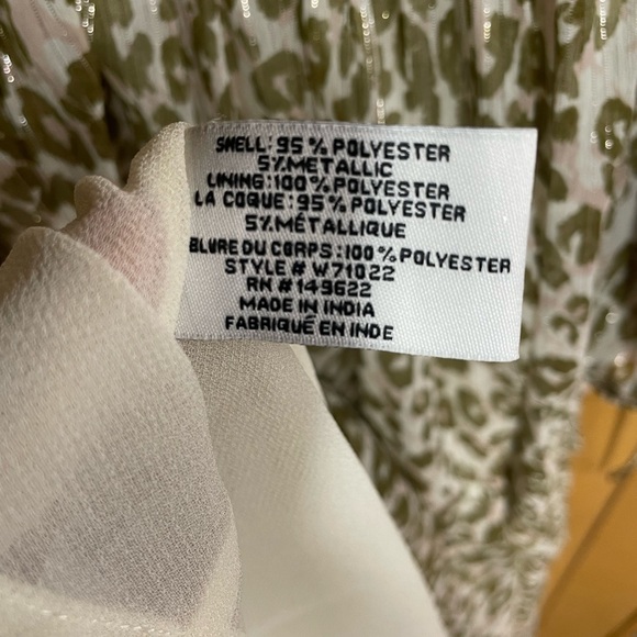 Walter Barker size 2 sheer cheetah print dress - Picture 6 of 11